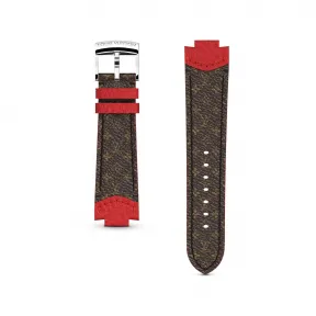 路易威登/Louis Vuitton(LV) 女士 TAMBOUR NANOMONOGRAM 帆布表带 R15172