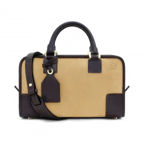 罗意威/Loewe Amazona 28 Bag金色/深棕色 352.61.N03