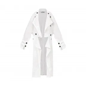 罗意威/Loewe Coat Broderie Anglaise白色 S2171000FA