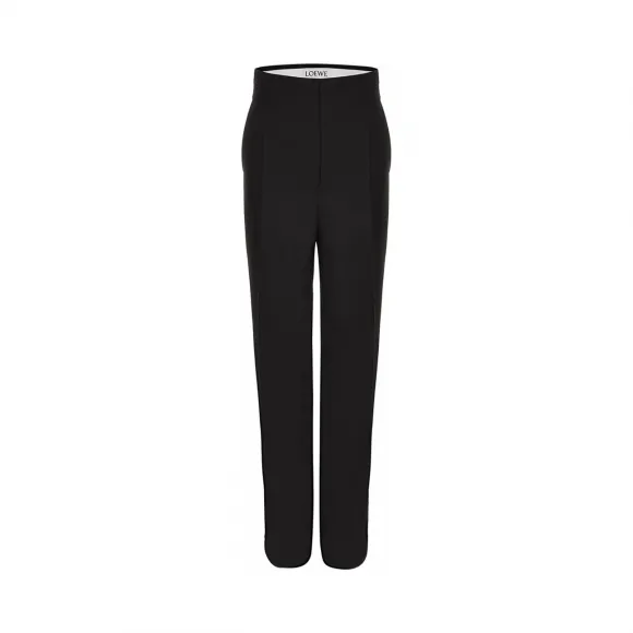 罗意威/Loewe 毛呢长裤 黑色 S2262022FA