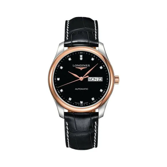 浪琴/Longines 38.5MM 抛光不锈钢 自动机械机芯 男表 L2.755.5.59.2