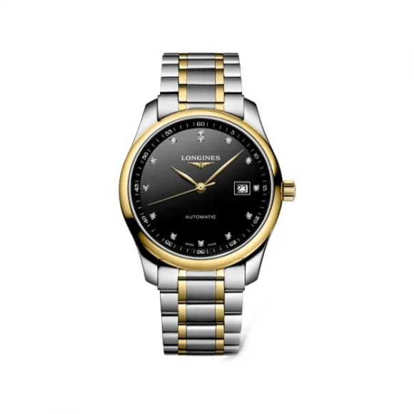 浪琴/Longines 名匠系列 40.00 MM 40.00 MM 精钢表壳/200微米 18K包金黄金表圈 自动上链机械机芯 男表 L2.793.5.59.7