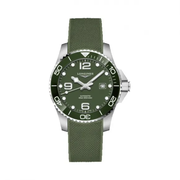 浪琴/Longines HydroConquest 康卡斯潜水系列系列 自动机械机芯 精钢及陶瓷男表 L3.782.4.06.9