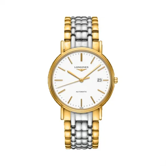 浪琴/Longines 瑰丽系列 自动机械 精钢镀18K金 男表 L4.921.2.12.7