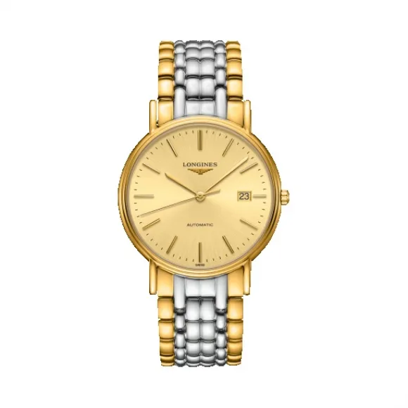 浪琴/Longines 瑰丽系列 自动机械 精钢镀18K金 男表 L4.921.2.32.7