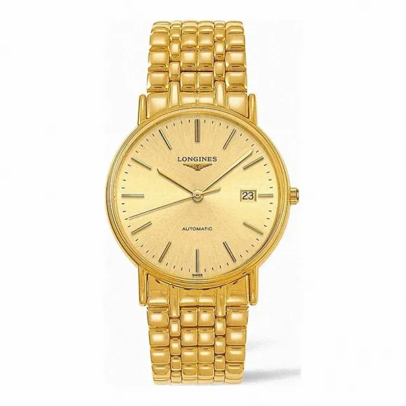 浪琴/Longines 瑰丽系列 自动机械 精钢镀18K金 男表 L4.921.2.32.8