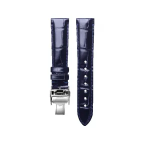 浪琴/Longines 亮蓝色 18.00 MM 鳄鱼皮 表带 L682164457