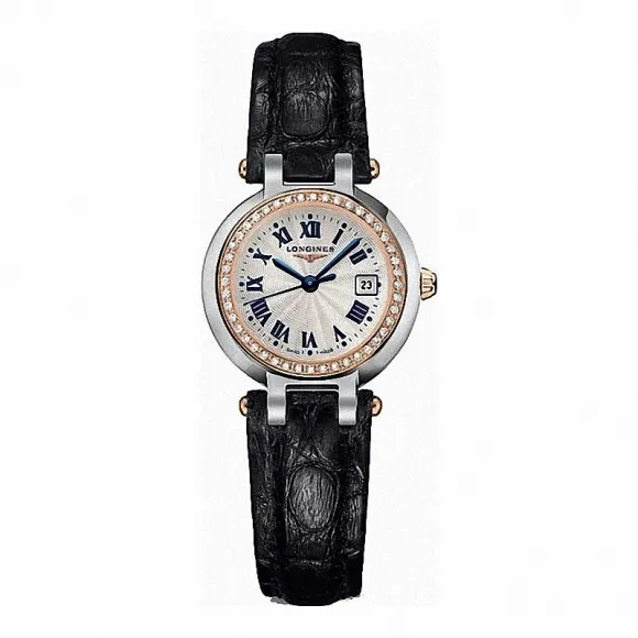 浪琴/Longines 心月系列 石英 18K金 精钢 女表 L8.110.5.79.2