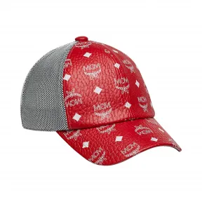 MCM VISETOS白色标志经典网眼棒球帽 MEC9S2K01AV001