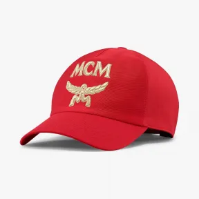 MCM 经典Logo棉质鸭舌帽 MECAAMM01R4001