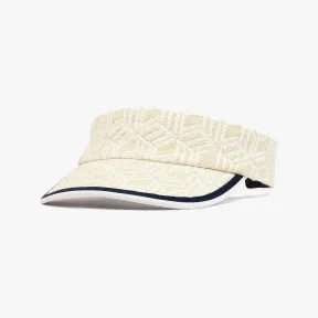 MCM 立方体花押字拉菲草遮阳帽 MECDSMM05WH001