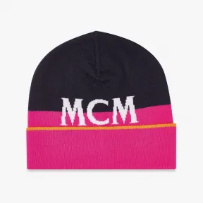 MCM Pink | FUCHSIA PURPLE 毛线帽 MEHCAMM06QR001
