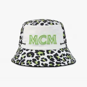 MCM 豹纹印花渔夫帽 MEHDSMM11MT001