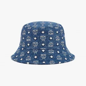 MCM 复古丹宁缇花渔夫帽 MEHDSMM15LE058