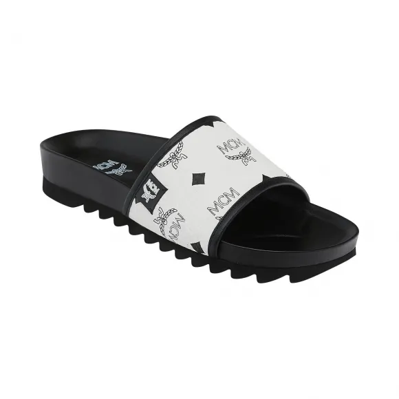 MCM Women's Slides in Visetos MES9S2K05WT037