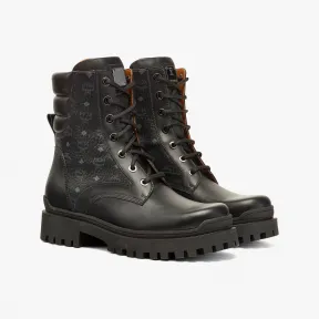 MCM 小牛皮 Visetos 靴子 MESDAMM08BK036