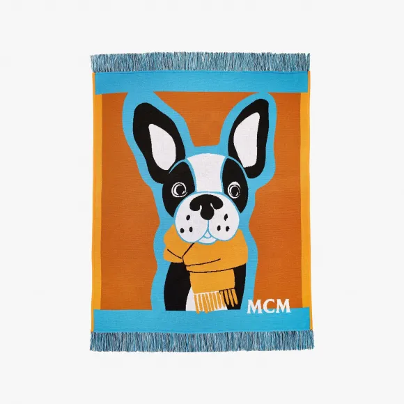 MCM M PUP 超大号羊毛毯 MEZCAMM02CO001