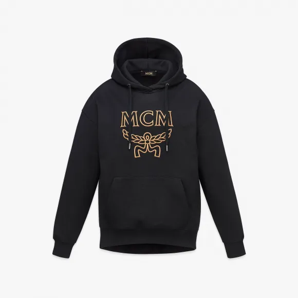MCM 女士有机棉经典徽标连帽衫 MFACSMM02BK00M