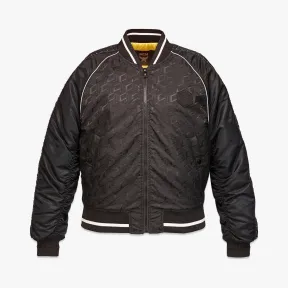 MCM 女士Après-Ski Cubic Monogram尼龙飞行员夹克 MFJCSSX01BK0XS