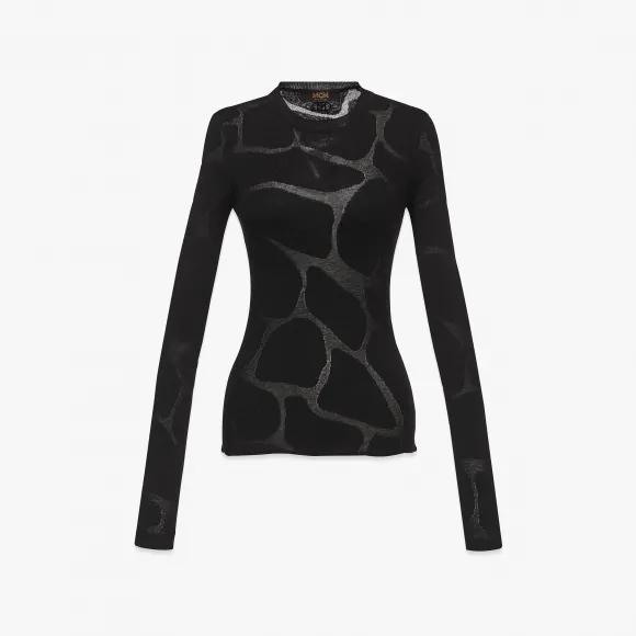 MCM 黑色 上衣 MFNDSMM02BK00M