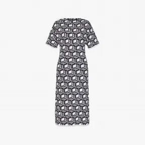 MCM Black | BLACK AND WHITE 连衣裙 MFOCSCK01BW0XL