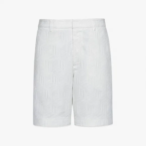 MCM 男士立方形缇花丹宁短裤 MHPCAMM02WT00M