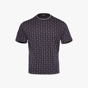 MCM 男士 Visetos 印花 T 恤 MHTAAMM05BK2XL