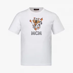MCM 男士虎年印花T恤 MHTCSXL01WT00L