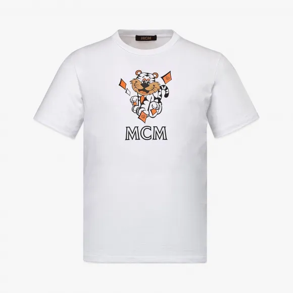 MCM 男士虎年印花T恤 MHTCSXL01WT2XL