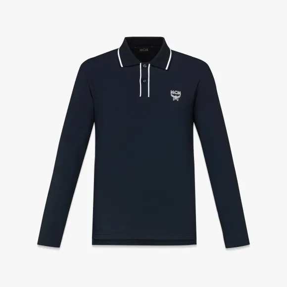 MCM 黑色  polo衫 MHTDSMM13BK00L