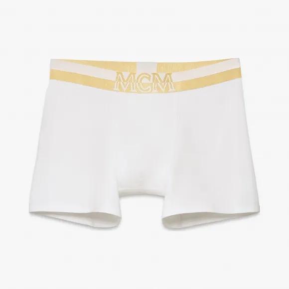 MCM 1976男士长拳击手内裤 MHYASBM01WT00S