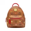 MCM Stark Bebe Boo Backpack in Skyoptic Visetos MMK9SVE69CA001