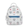 MCM Stark Bebe Boo Backpack in Skyoptic Visetos MMK9SVE69WA001