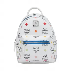 MCM Stark Bebe Boo Backpack in Skyoptic Visetos MMK9SVE69WA001