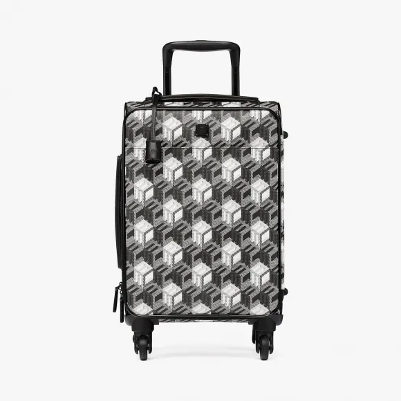 MCM Cubic Monogram涂层帆布旅行拉杆箱 MMVBACK01BW001