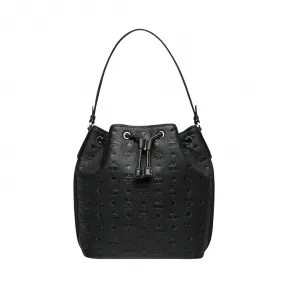 MCM Essential Drawstring in Monogram Leather MWD8ASE76BK001