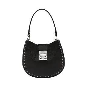 MCM Patricia Hobo in Studded Outline Leather MWH8APA48BK001