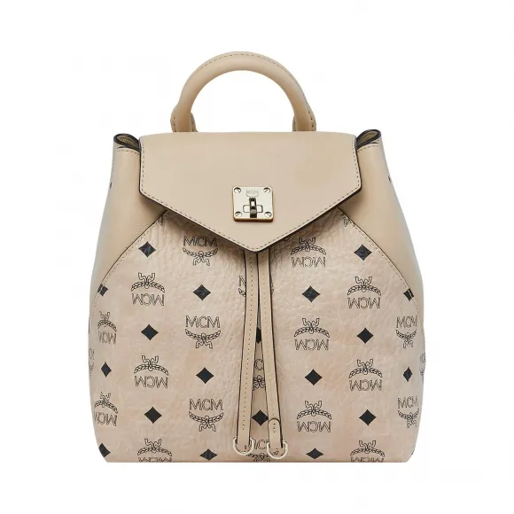 MCM Essential Visetos Original双肩背包 MWK9SSE05IG001