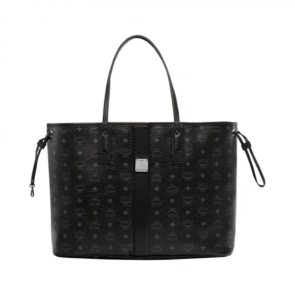 MCM Reversible Liz Shopper in Visetos MWP7AVI21BK001