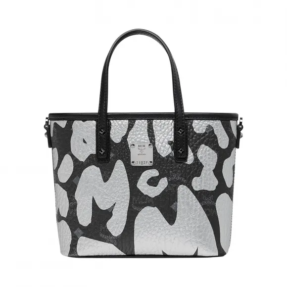 MCM Anya Top Zip Shopper in MCM Leopard Print MWP8AVI96BK001