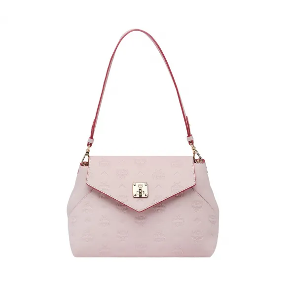 MCM Essential字母组合牛皮革斜挎包 MWR9SSE44QA001