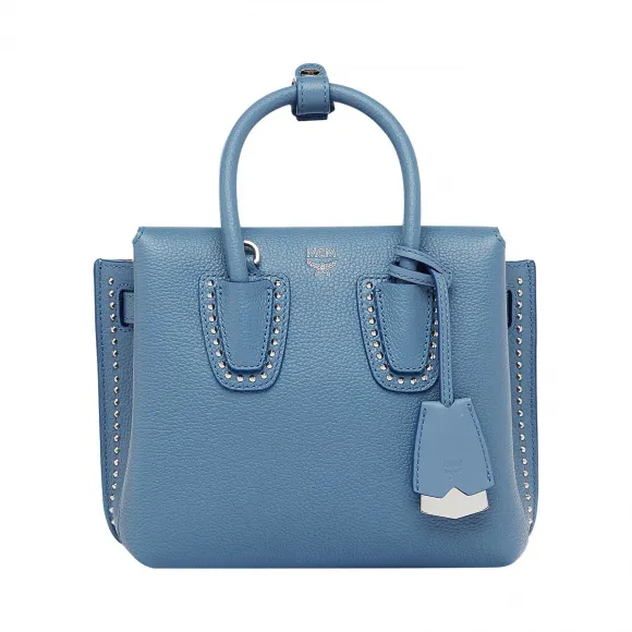 MCM Milla Tote in Studded Outline Leather MWT8AMA59HF001