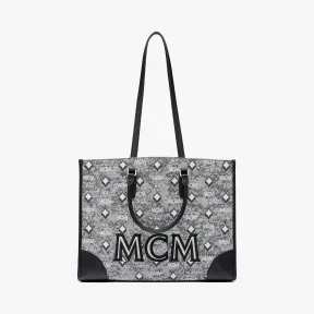MCM Vintage Jacquard Monogram 手提包 MWTBATQ01EG001