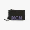 MCM MCM 皮革钥匙零钱包 MXKCSSX02BK001