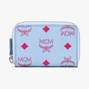 MCM Visetos 系列的全拉链式卡夹零钱包 MXLASVI01H2001