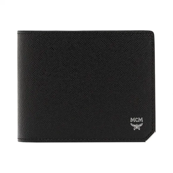 MCM New Bric 经典印花皮革两折式钱包附卡夹 MXS8ALL42BK001