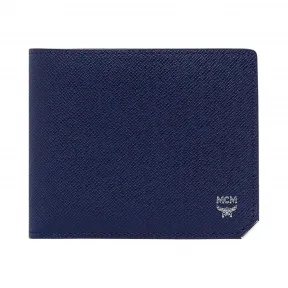 MCM New Bric 经典压花皮革两折式皮夹附卡夹 MXS8ALL42VY001