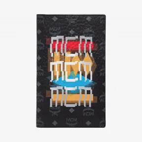 MCM Visetos Geo涂鸦护照夹 MXVBSSX01BK001