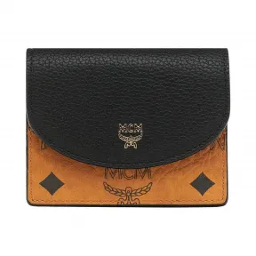 MCM Accordion Card Case in Visetos Colorblock Leather MYA8SVI08B