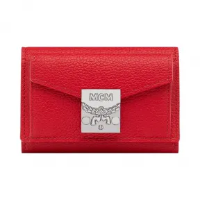MCM Patricia牛皮革三折式钱包 MYA9SPA67RU001